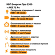 ИБП для котла Энергия Про 2300 + Аккумулятор 75 Ач 12 В (1600Вт - 26мин) - ИБП и АКБ - ИБП для котлов - Магазин электрооборудования для дома ТурбоВольт